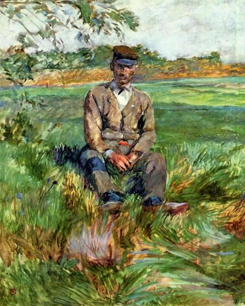 A Laborer At Celeyran by Henri De Toulouse-lautrec