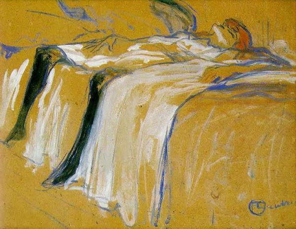 Alone by Henri De Toulouse-lautrec