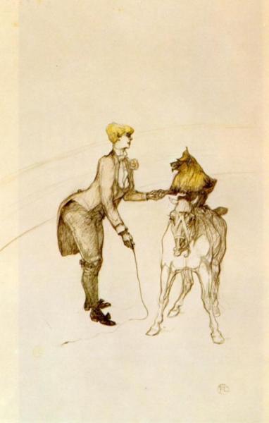 At The Circus: The Animal Trainer by Henri De Toulouse-lautrec