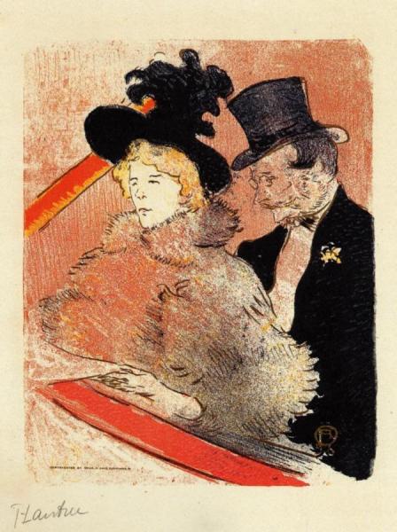 At The Concert by Henri De Toulouse-lautrec