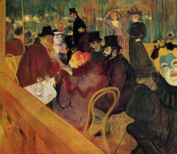 Henri De Toulouse-lautrec At The Moulin Rouge