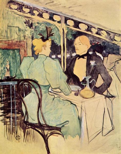 Aux Ambassadeurs, Gens Chics by Henri De Toulouse-lautrec