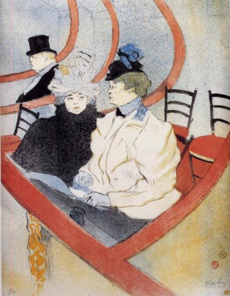 Box In The Grand Tier by Henri De Toulouse-lautrec