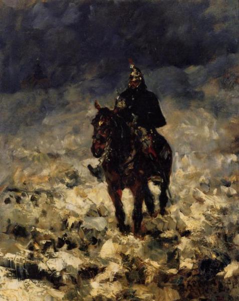 Cuirassier by Henri De Toulouse-lautrec