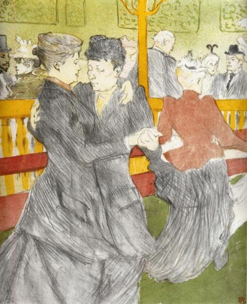Henri De Toulouse-lautrec Dancing At The Moulin Rouge