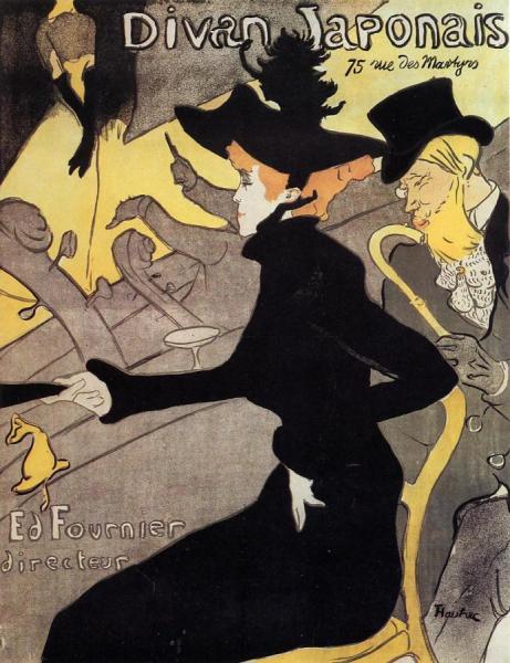 Divan Japonais by Henri De Toulouse-lautrec