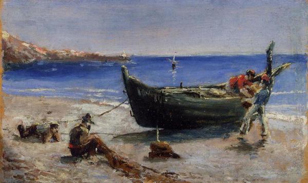 Fishing Boat by Henri De Toulouse-lautrec Oil Painting Reproductions