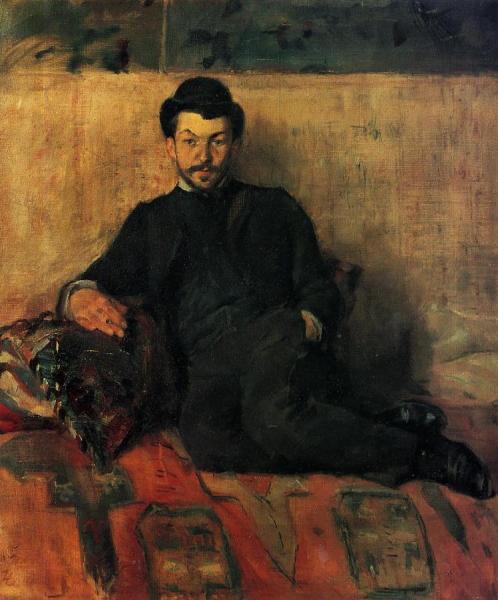 Gustave Lucien Dennery by Henri De Toulouse-lautrec