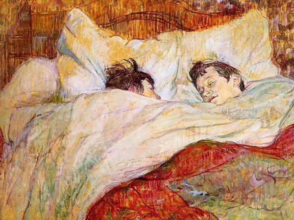 In Bed by Henri De Toulouse-lautrec