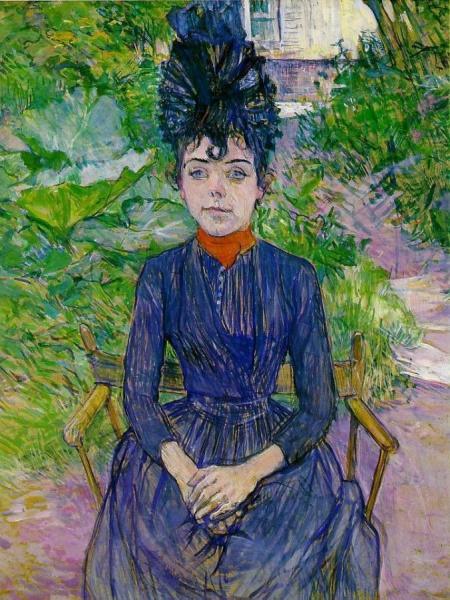Justine Dieuhl by Henri De Toulouse-lautrec