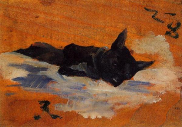 Little Dog by Henri De Toulouse-lautrec