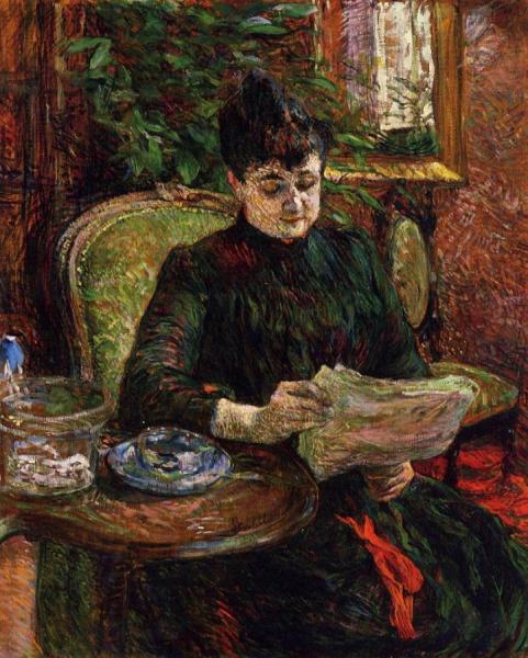 Madame Aline Gibert by Henri De Toulouse-lautrec