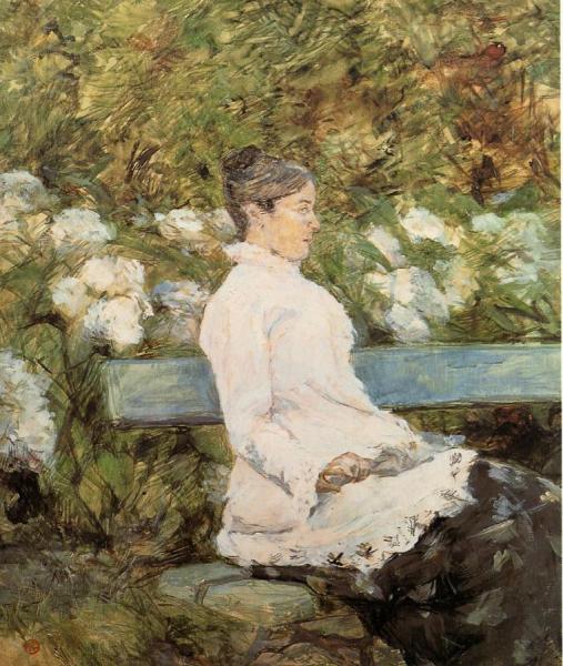 Madame La Comtesse A. De Toulouse-loutrec by Henri De Toulouse-lautrec