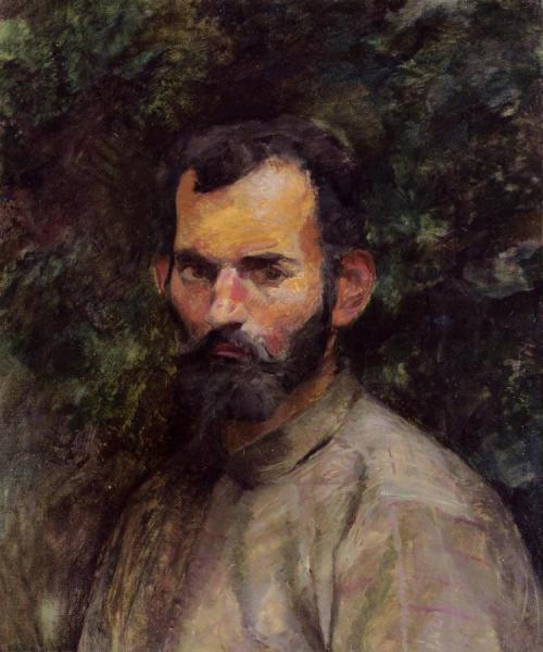 Man's Head by Henri De Toulouse-lautrec