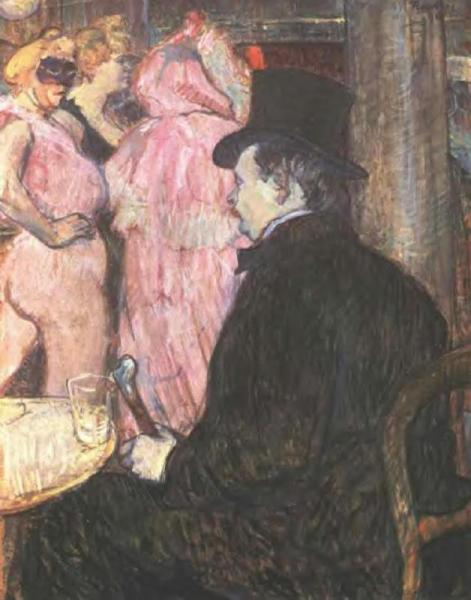 Maxime De Thomas At The Opera Ball by Henri De Toulouse-lautrec