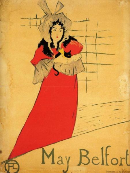 May Belfort by Henri De Toulouse-lautrec