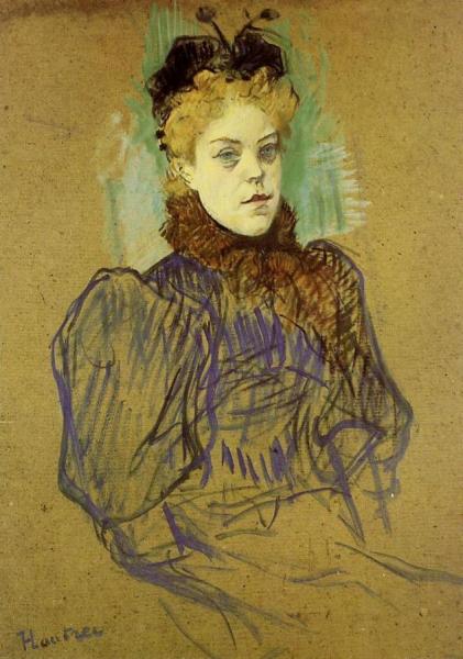 May Milton by Henri De Toulouse-lautrec Oil Painting Reproductions