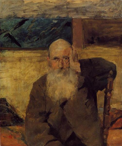 Old Man At Celeyran by Henri De Toulouse-lautrec