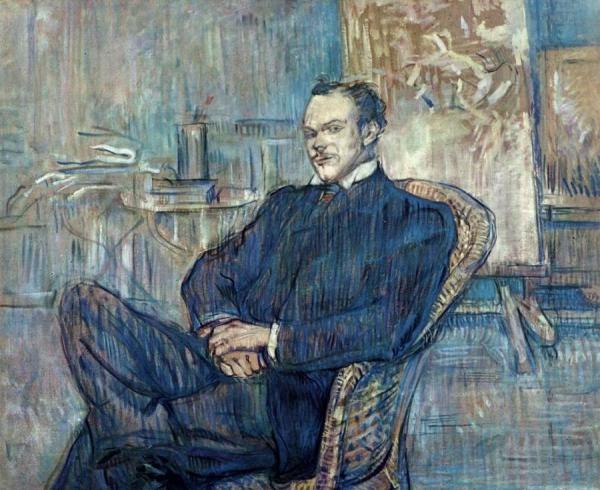 Paul Leclercq by Henri De Toulouse-lautrec