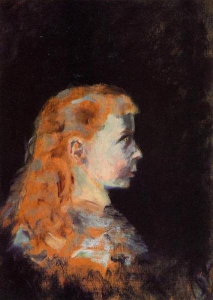 Portrait Of A Child by Henri De Toulouse-lautrec