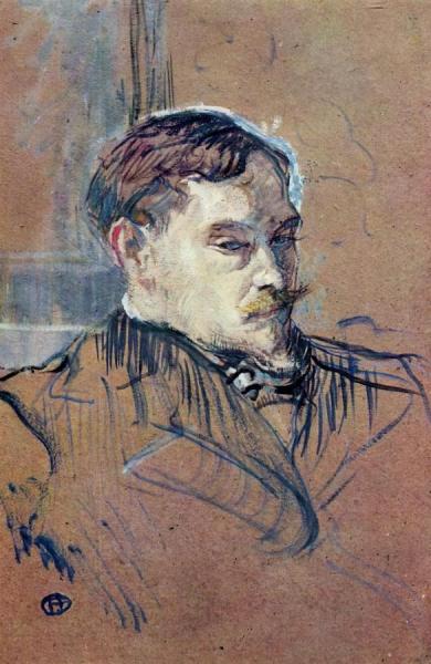 Romain Coolus by Henri De Toulouse-lautrec