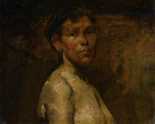 Study Of A Female Nude by Henri De Toulouse-lautrec Oil Painting Reproductions