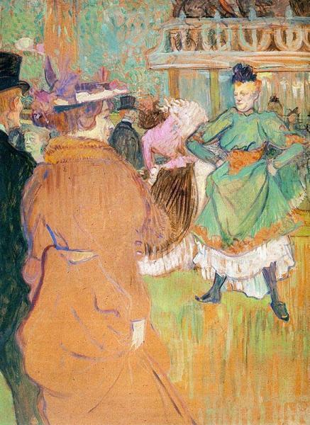 The Beginning Of The Quadrille At The Moulin Rouge by Henri De Toulouse-lautrec