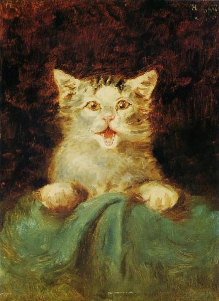 The Cat by Henri De Toulouse-lautrec