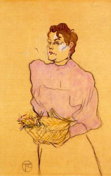 The Flower Seller by Henri De Toulouse-lautrec