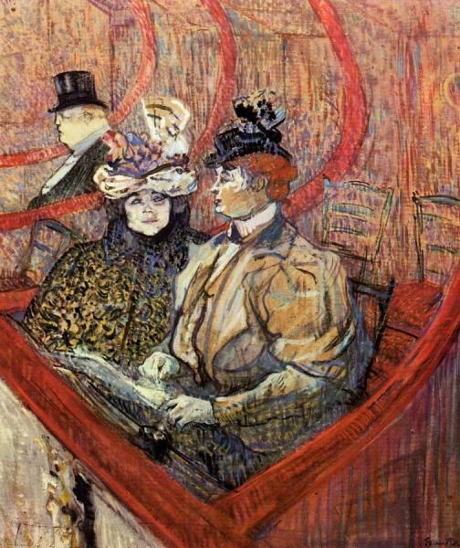 The Grand Tier by Henri De Toulouse-lautrec
