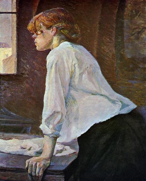 The Laundress by Henri De Toulouse-lautrec