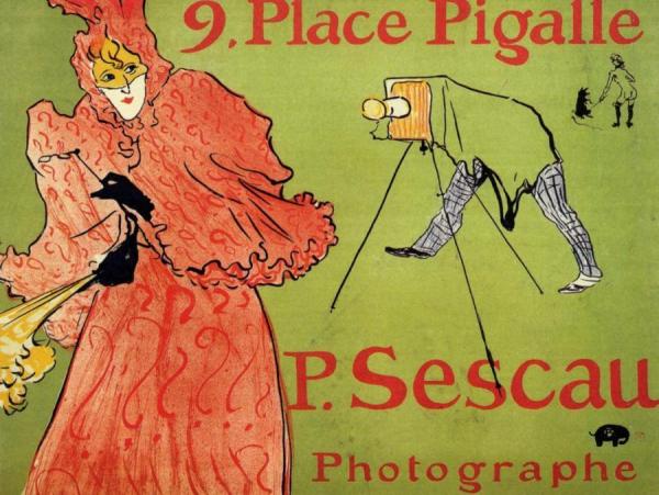 The Photagrapher Sescau by Henri De Toulouse-lautrec