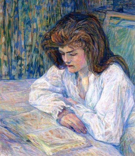 The Reader by Henri De Toulouse-lautrec