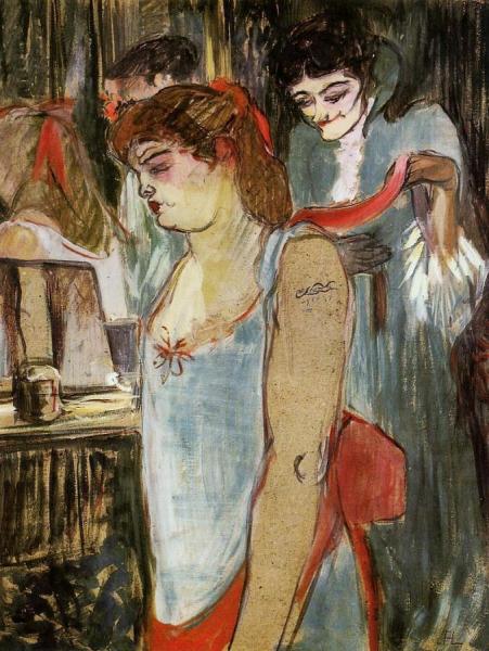 The Tatooed Woman by Henri De Toulouse-lautrec