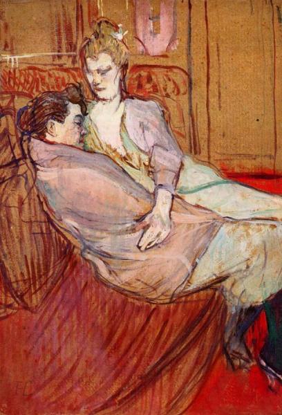 The Two Friends by Henri De Toulouse-lautrec