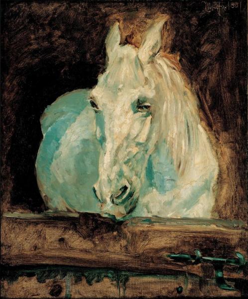 The White Horse Gazelle by Henri De Toulouse-lautrec