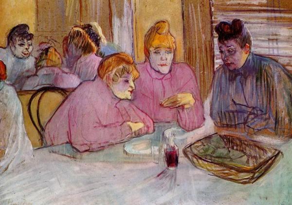 Woman In A Brothel by Henri De Toulouse-lautrec