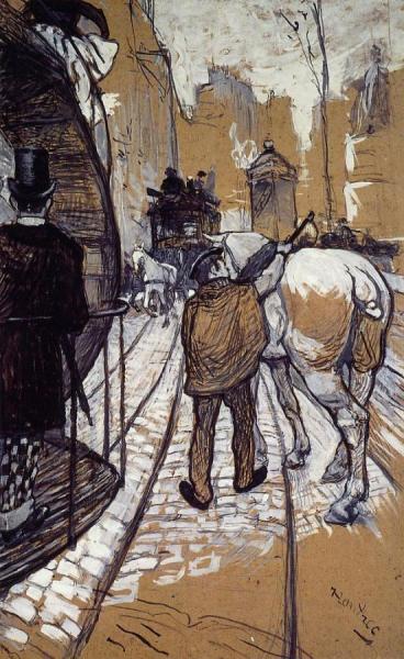 Workers For The Bus Company by Henri De Toulouse-lautrec