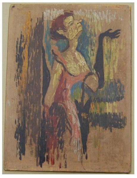 Yvette Guilbert by Henri De Toulouse-lautrec Oil Painting Reproductions