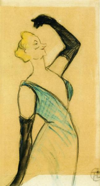 Yvette Guilbert by Henri De Toulouse-lautrec