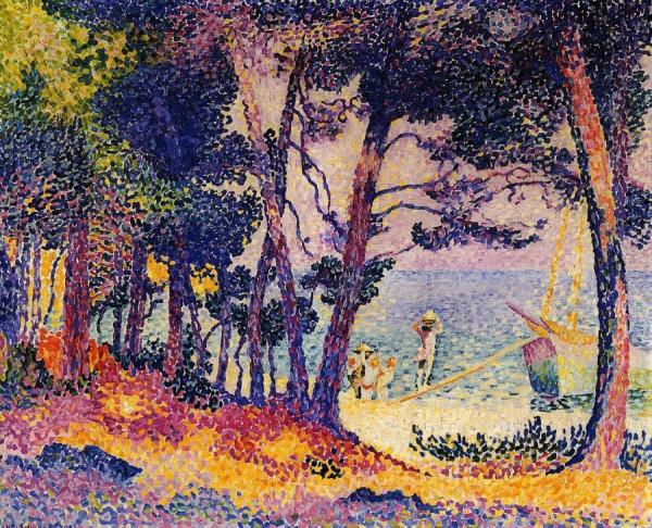 A Pine Wood, Provence by Henri Edmond Cross