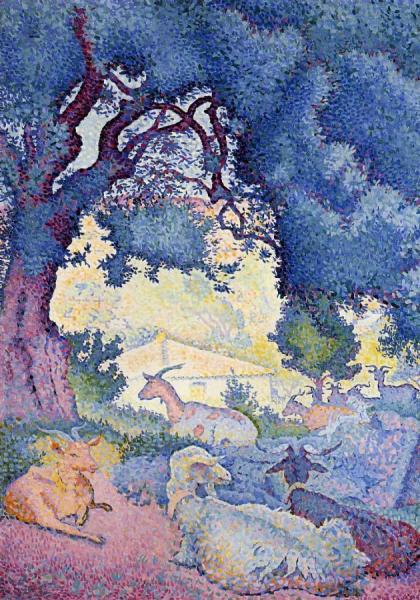 Goats by Henri Edmond Cross