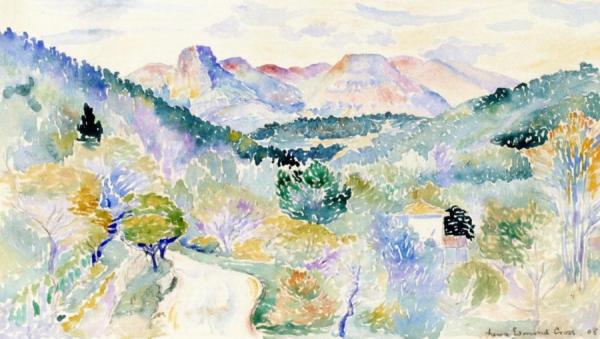 Landscape by Henri Edmond Cross Oil Painting Reproductions