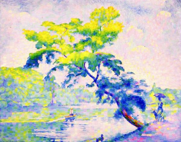 Leaning Tree by Henri Edmond Cross