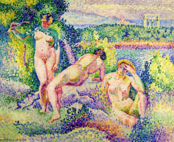 Nymphs by Henri Edmond Cross