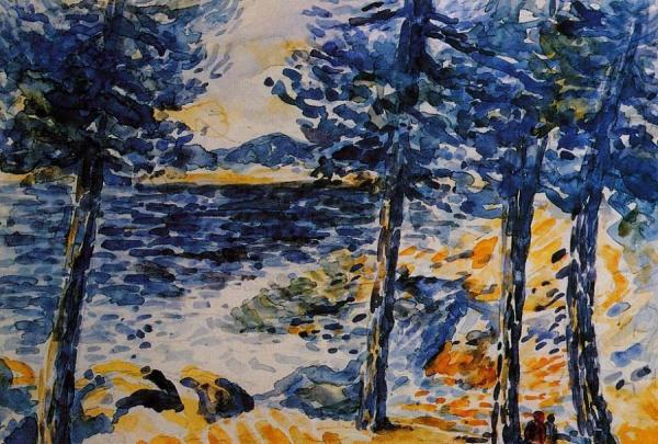 Pines By The Sea by Henri Edmond Cross Oil Painting Reproductions