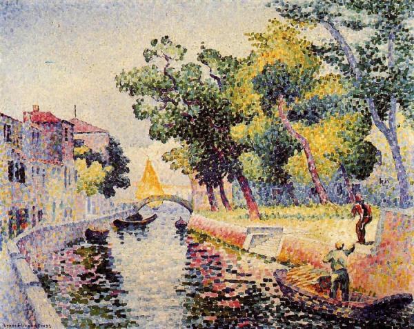 Ponte San Trovaso by Henri Edmond Cross
