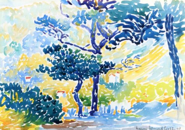 Provençal Landscape by Henri Edmond Cross