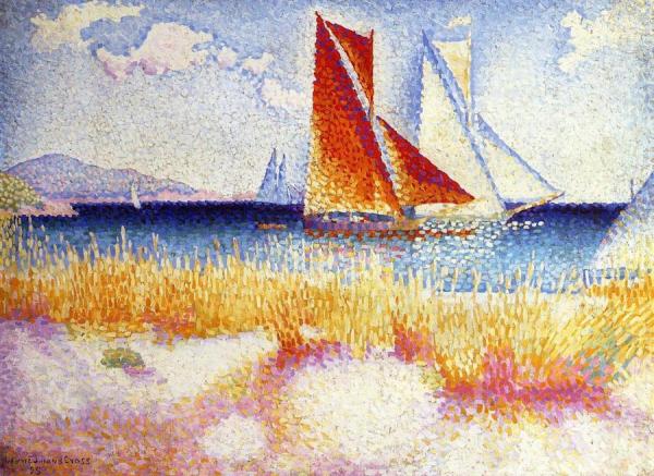 Regatta by Henri Edmond Cross