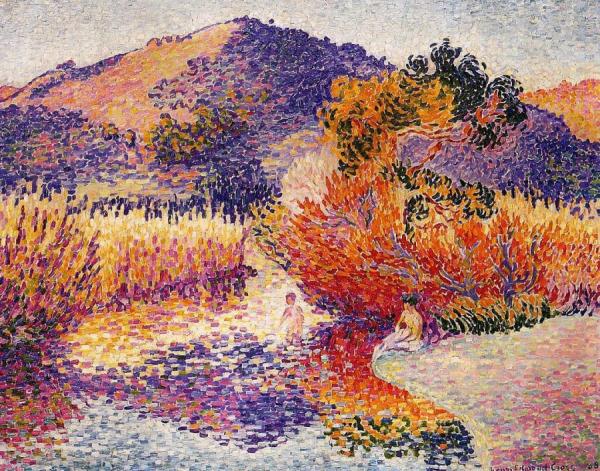River In Saint-cir by Henri Edmond Cross